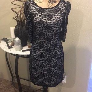 Black Lace Dress sz L